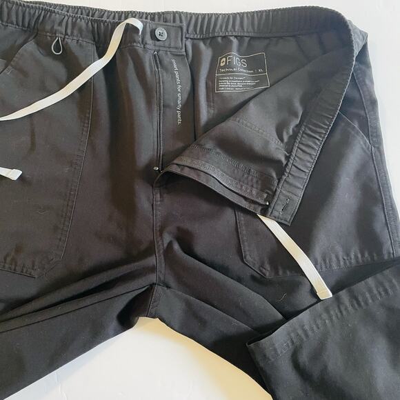 Figs Technical Collection Scrub Pants Black Style TM3001 9 Pockets Size X-Large - Picture 13 of 15